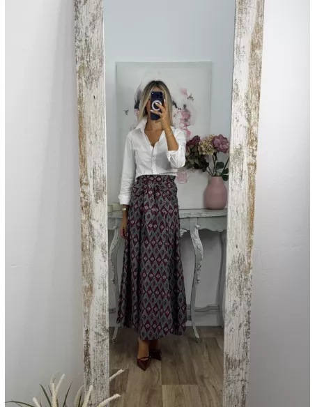 Falda Alba verde