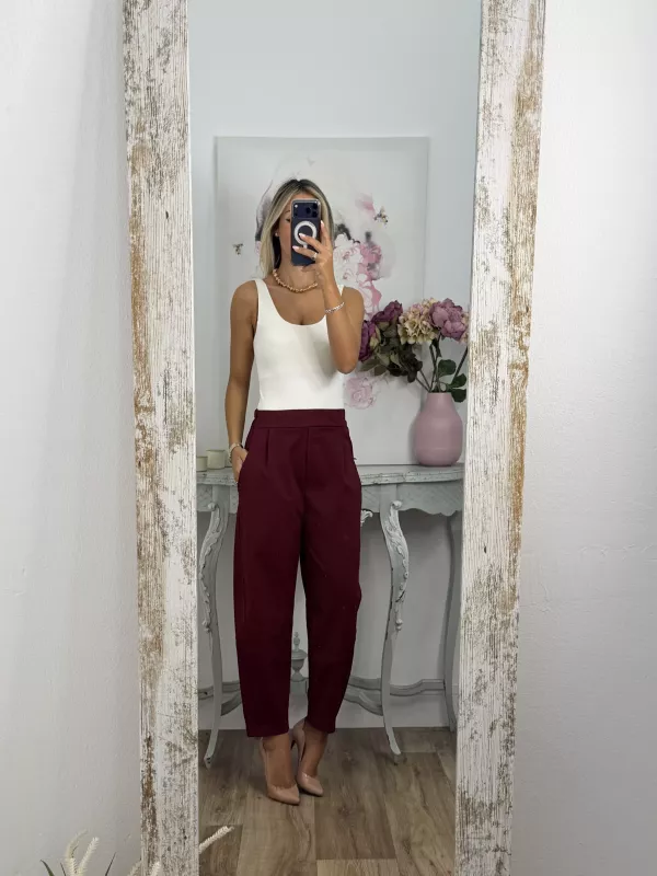 Pantalón Loben Burdeos