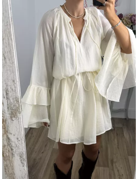Vestido Galatax blanco