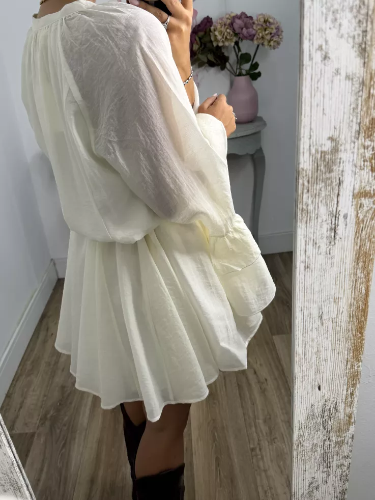 Vestido Galatax blanco