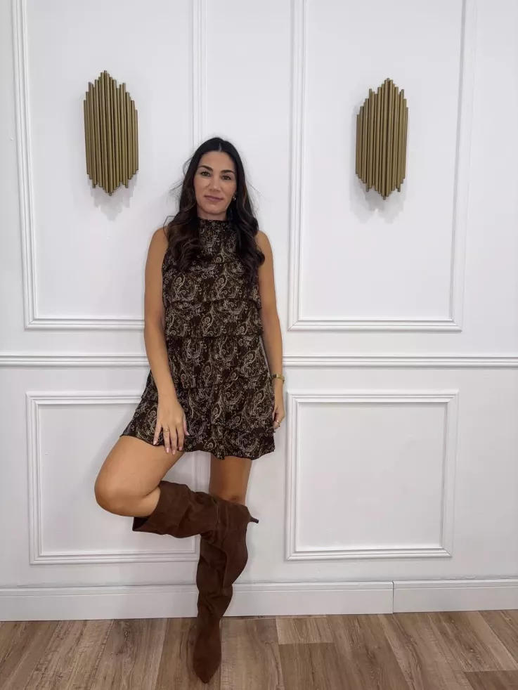 Vestido Asly volantes