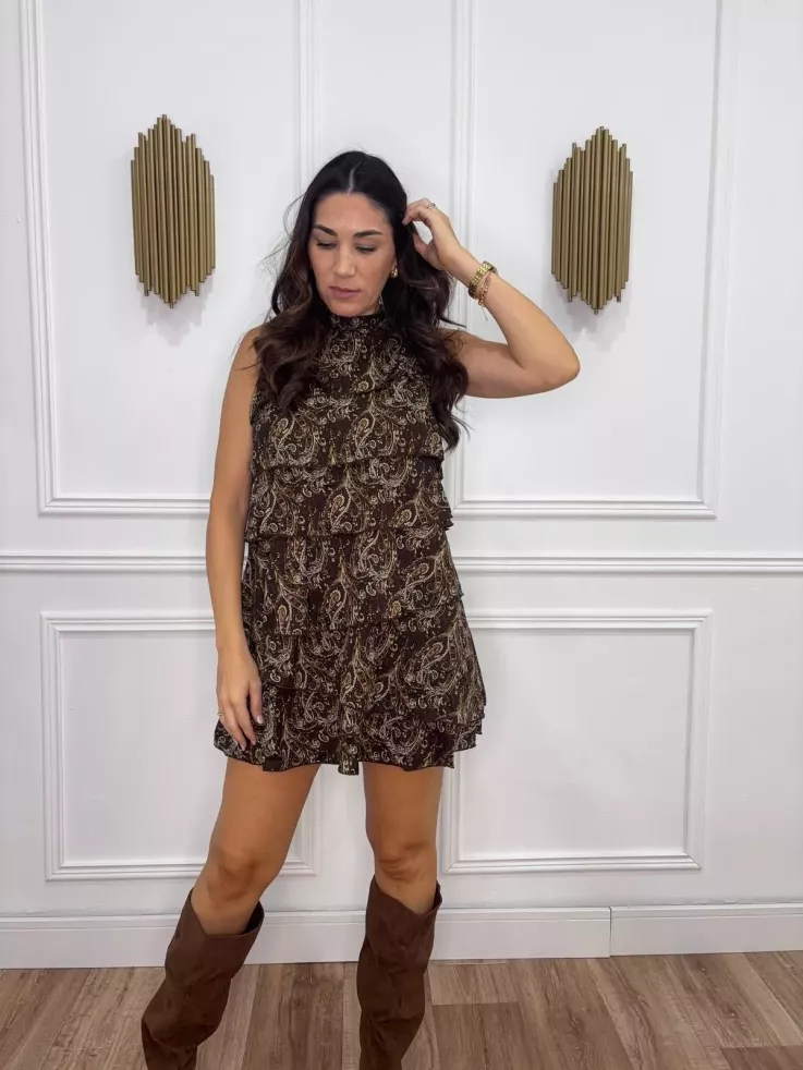 Vestido Asly volantes