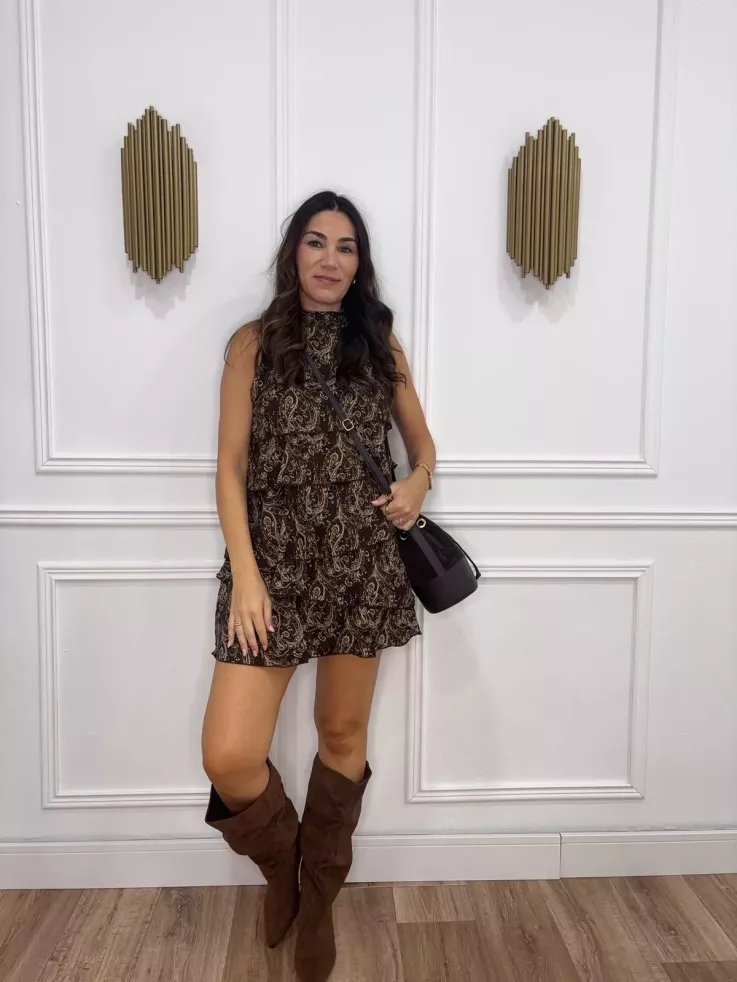 Vestido Asly volantes