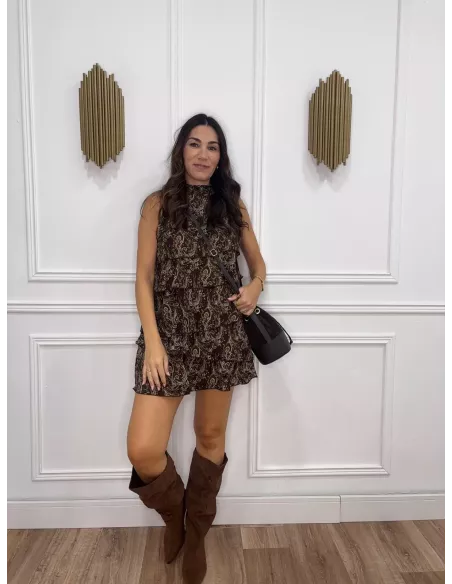 Vestido Asly volantes