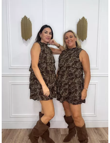 Vestido Asly volantes