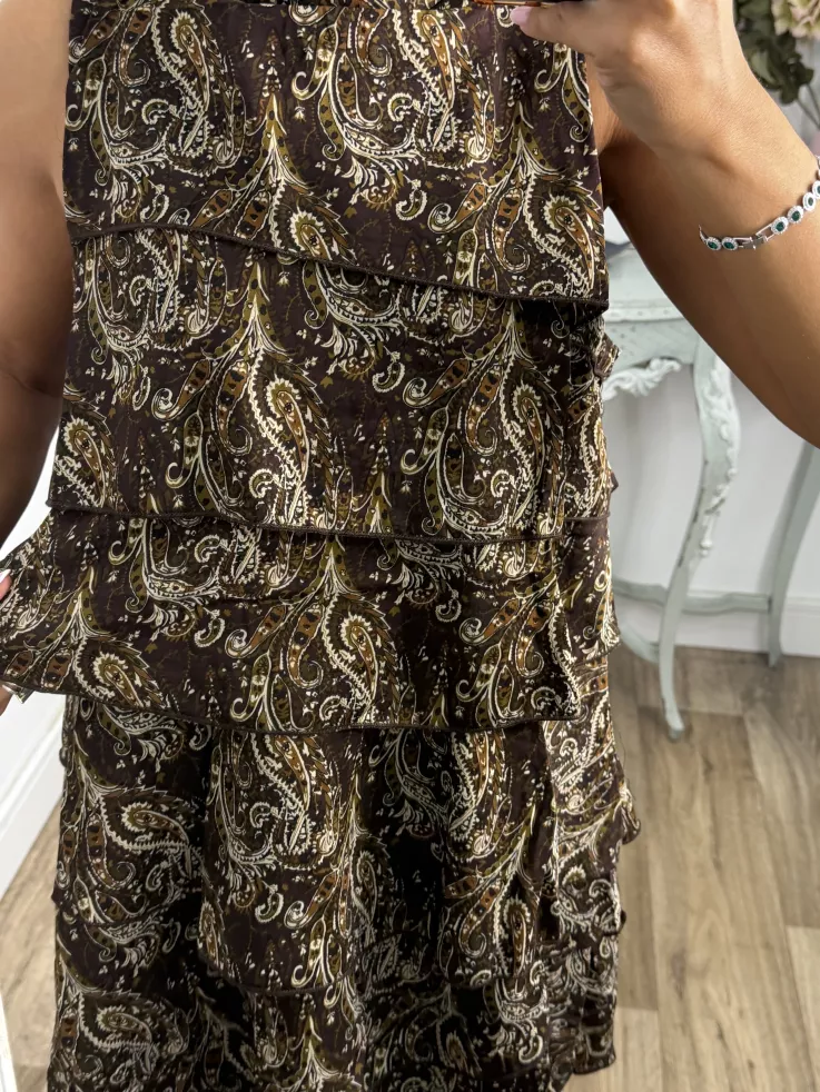 Vestido Asly volantes