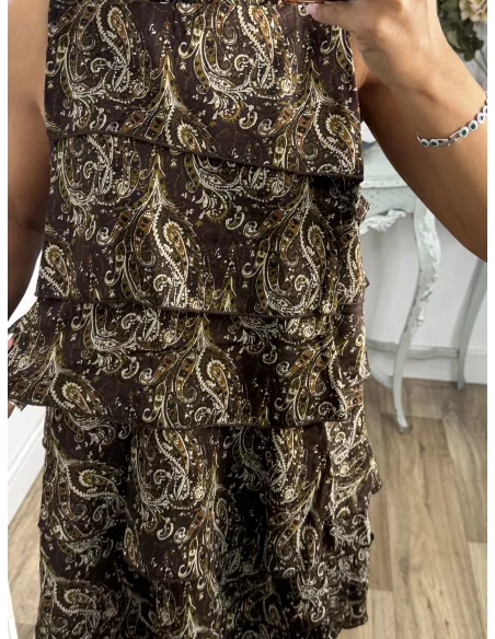 Vestido Asly volantes