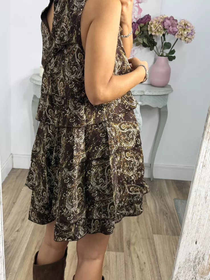 Vestido Asly volantes