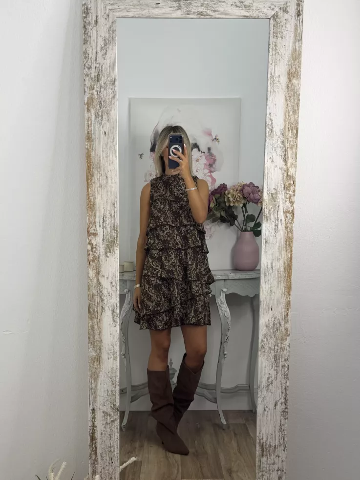 Vestido Asly volantes