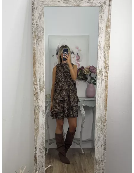 Vestido Asly volantes
