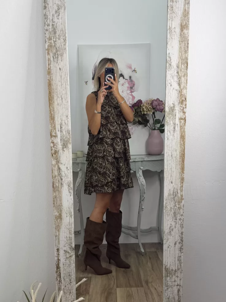 Vestido Asly volantes