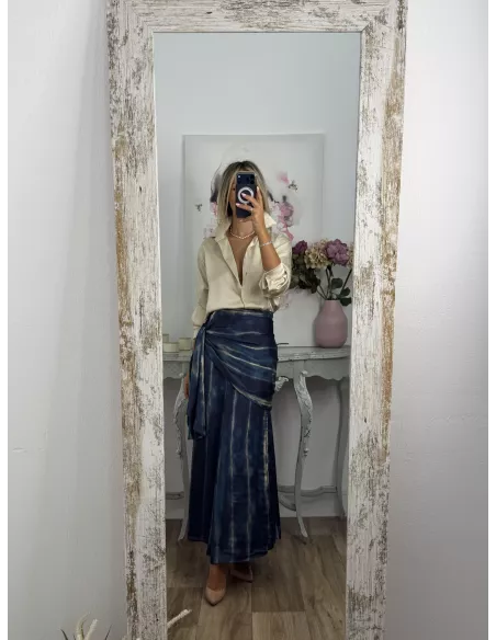 Falda Vera azulon