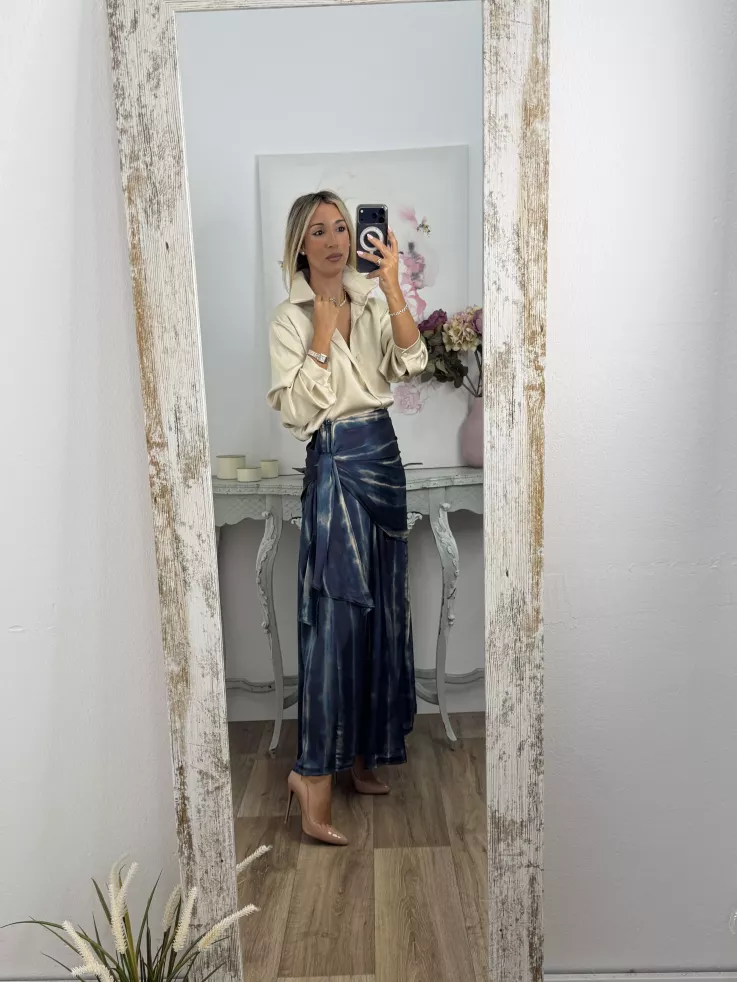 Falda Vera azulon