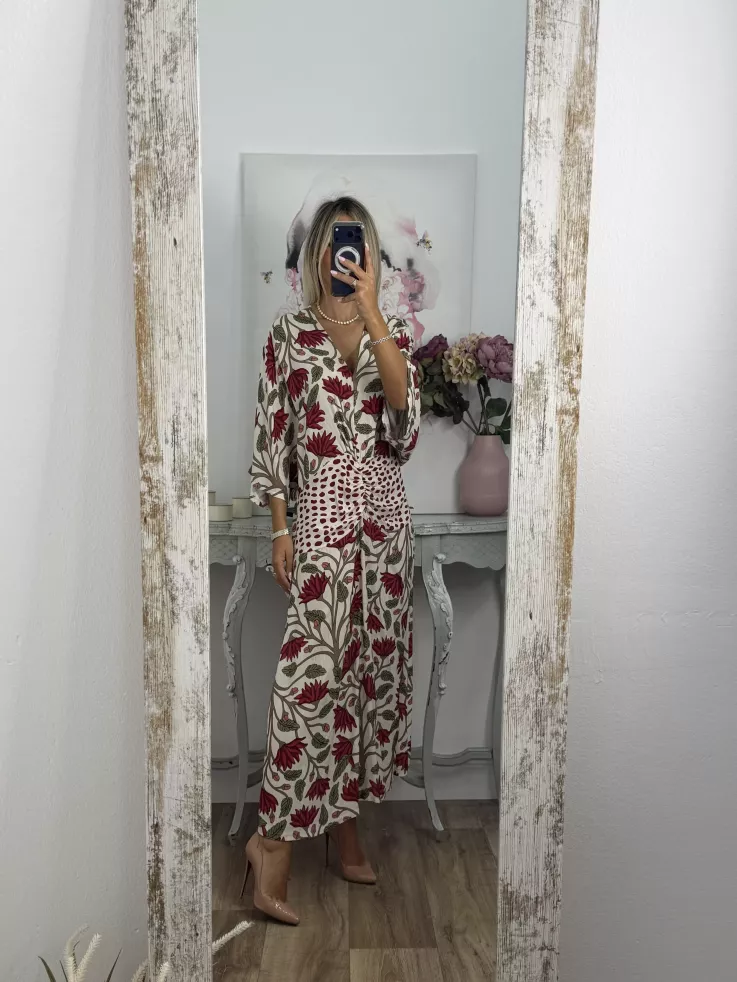 Vestido Natalia estampado flor