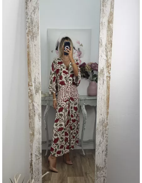Vestido Natalia estampado flor