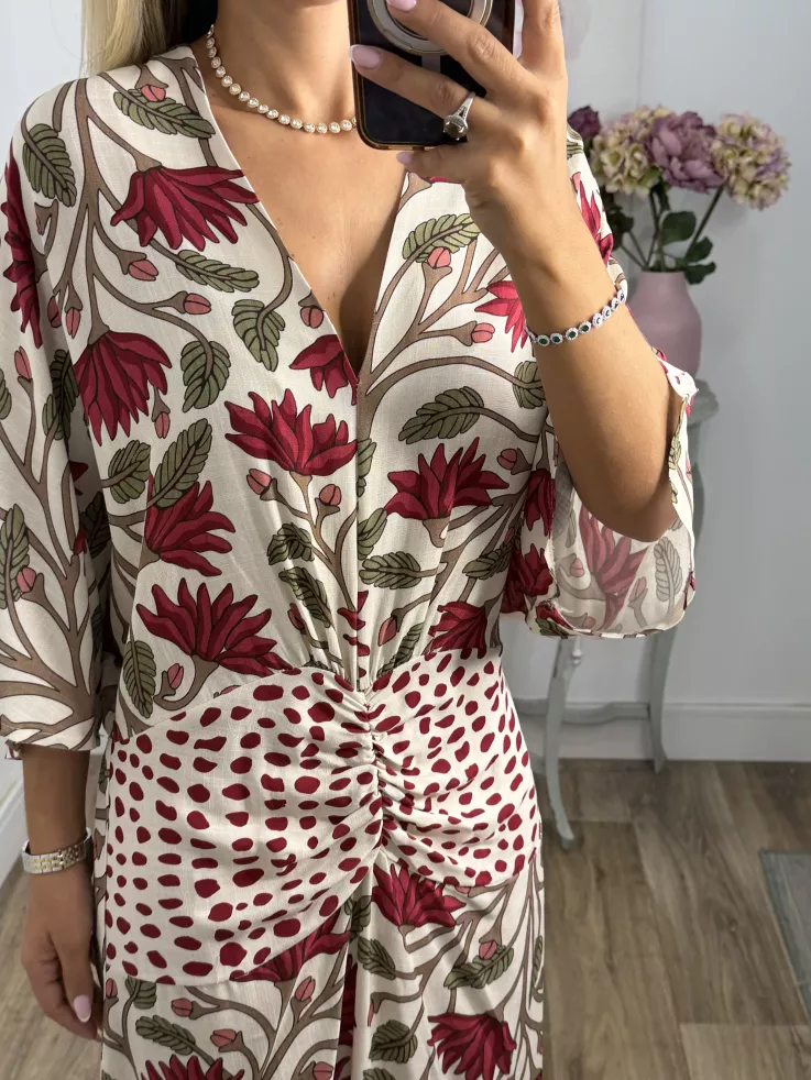 Vestido Natalia estampado flor
