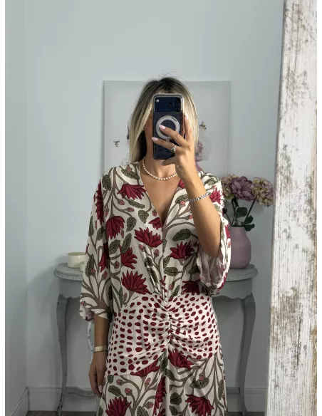 Vestido Natalia estampado flor