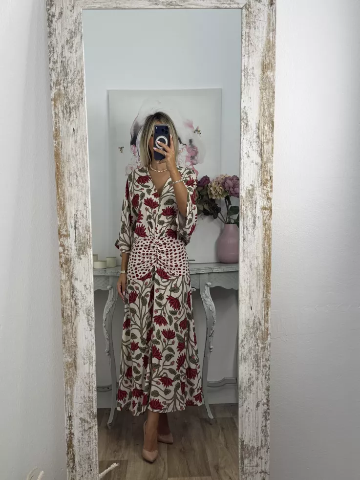 Vestido Natalia estampado flor
