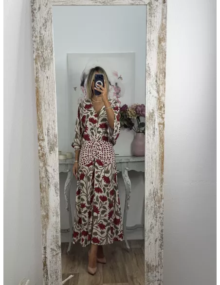 Vestido Natalia estampado flor