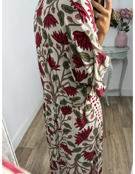 Vestido Natalia estampado flor