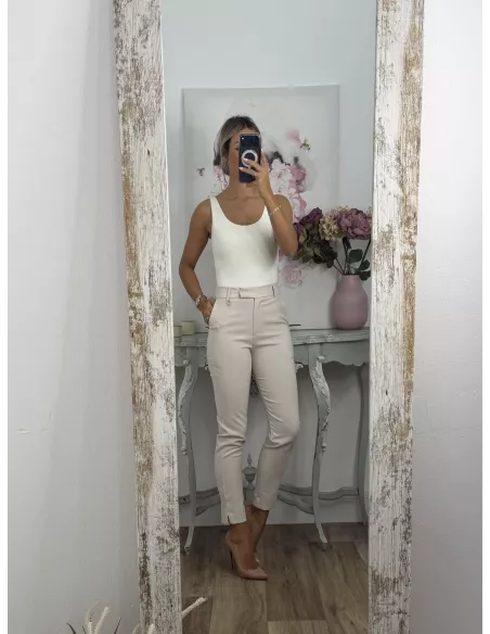 Pantalón  Azucena beige