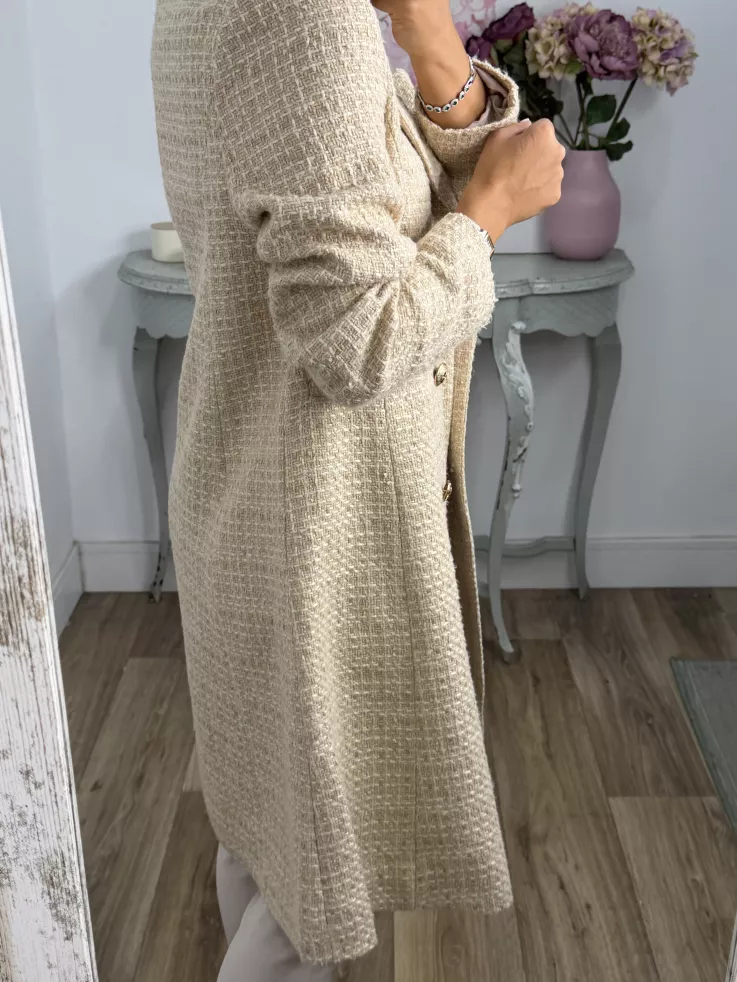 Abrigo Elegance  beige