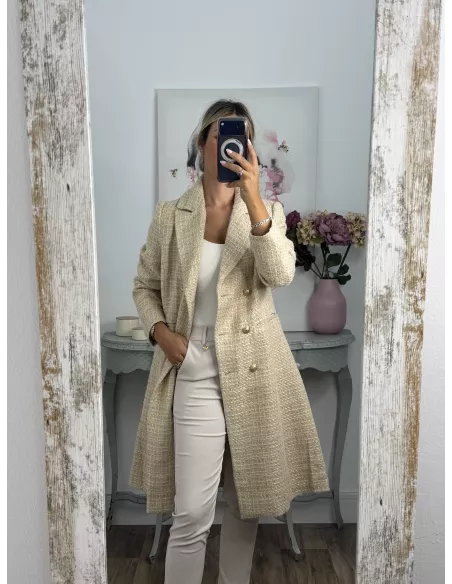 Abrigo Elegance  beige