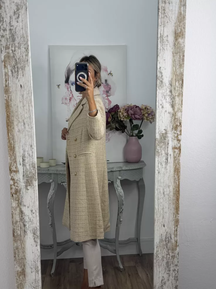 Abrigo Elegance  beige