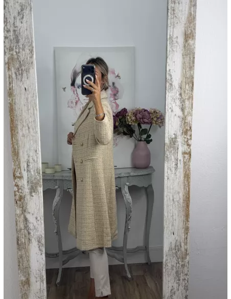 Abrigo Elegance  beige