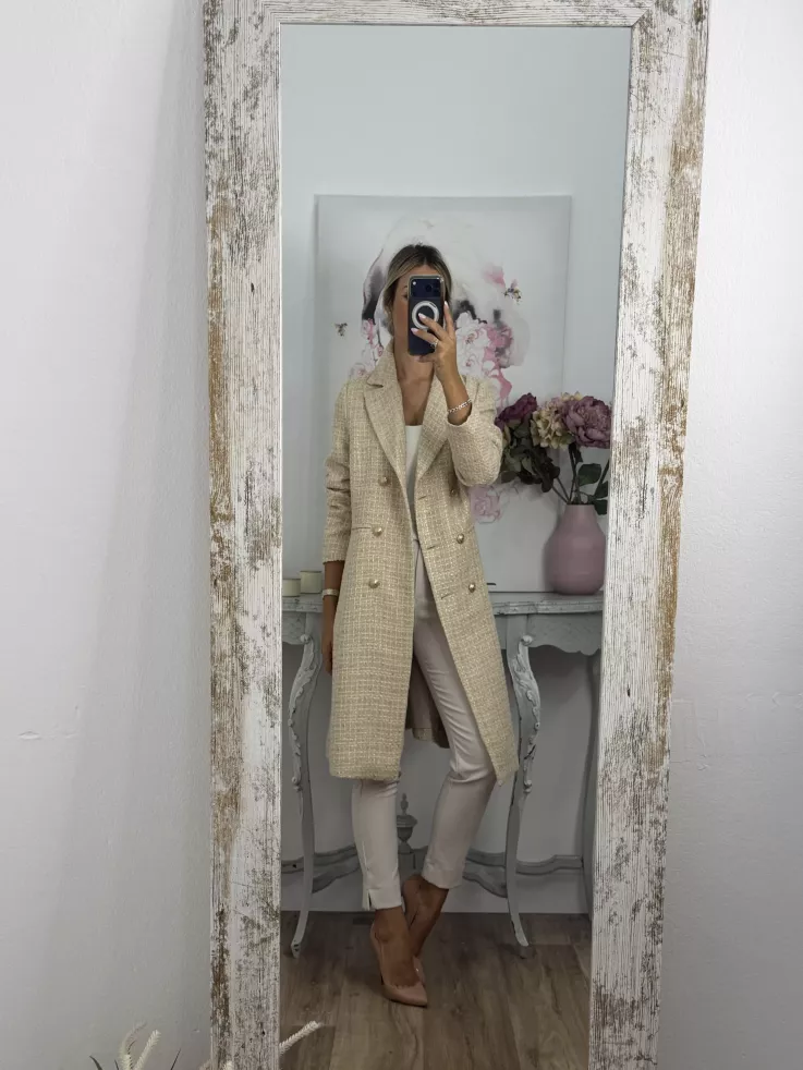 Abrigo Elegance  beige