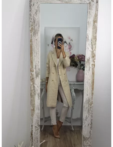 Abrigo Elegance  beige