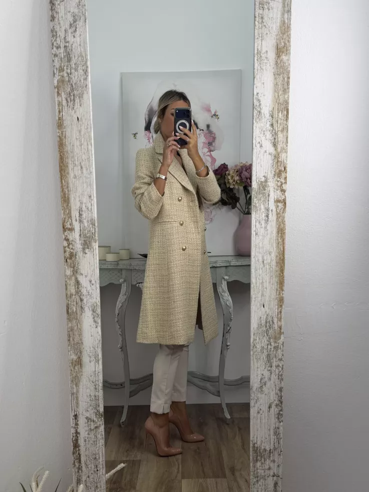 Abrigo Elegance  beige
