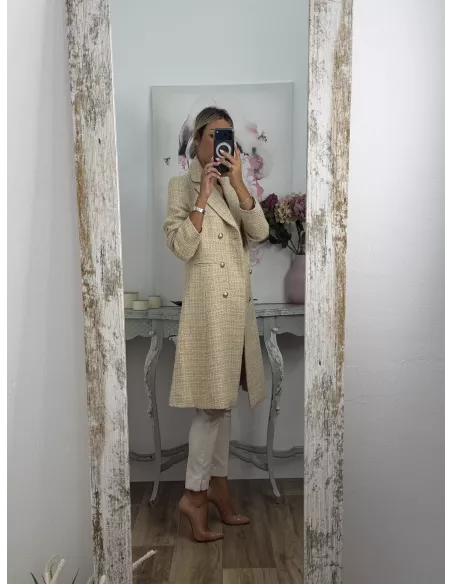 Abrigo Elegance  beige