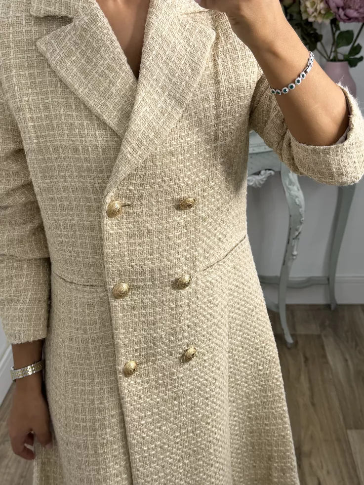 Abrigo Elegance  beige