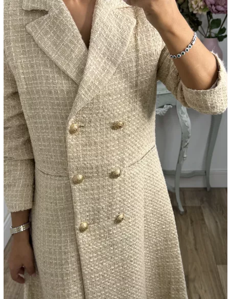 Abrigo Elegance  beige