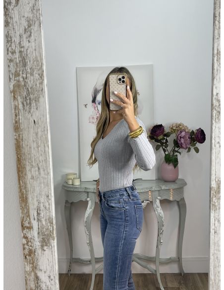 Jersey Basic gris
