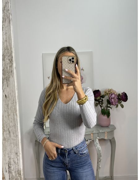 Jersey Basic gris