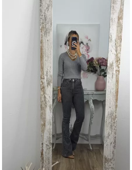 Jersey Basic gris