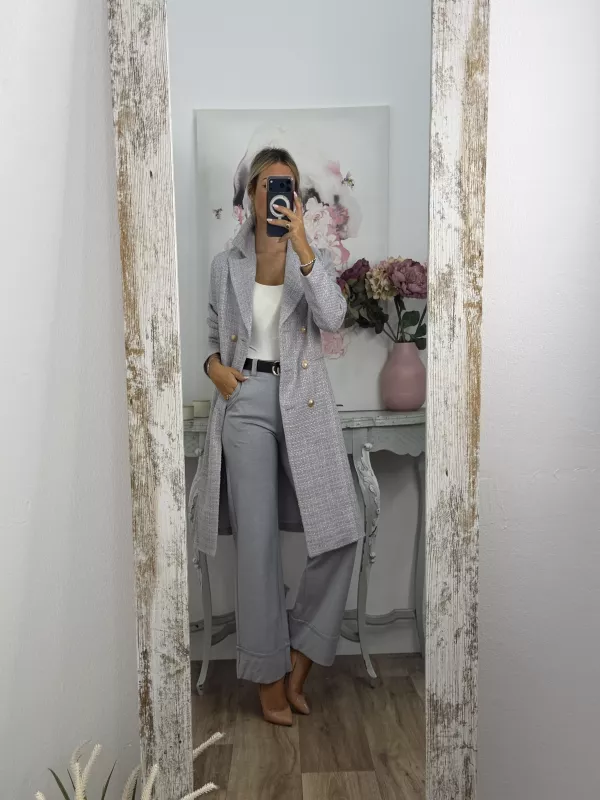 Abrigo Elegance gris