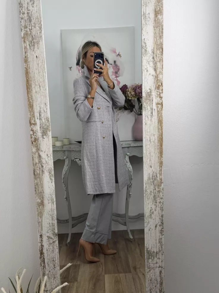 Abrigo Elegance gris