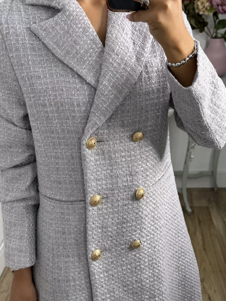 Abrigo Elegance gris