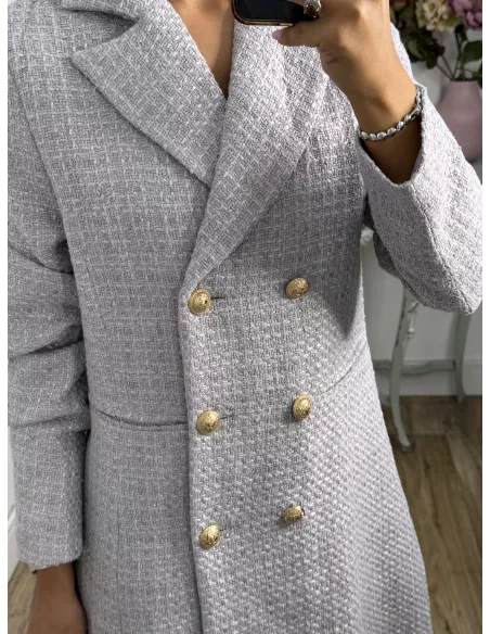 Abrigo Elegance gris