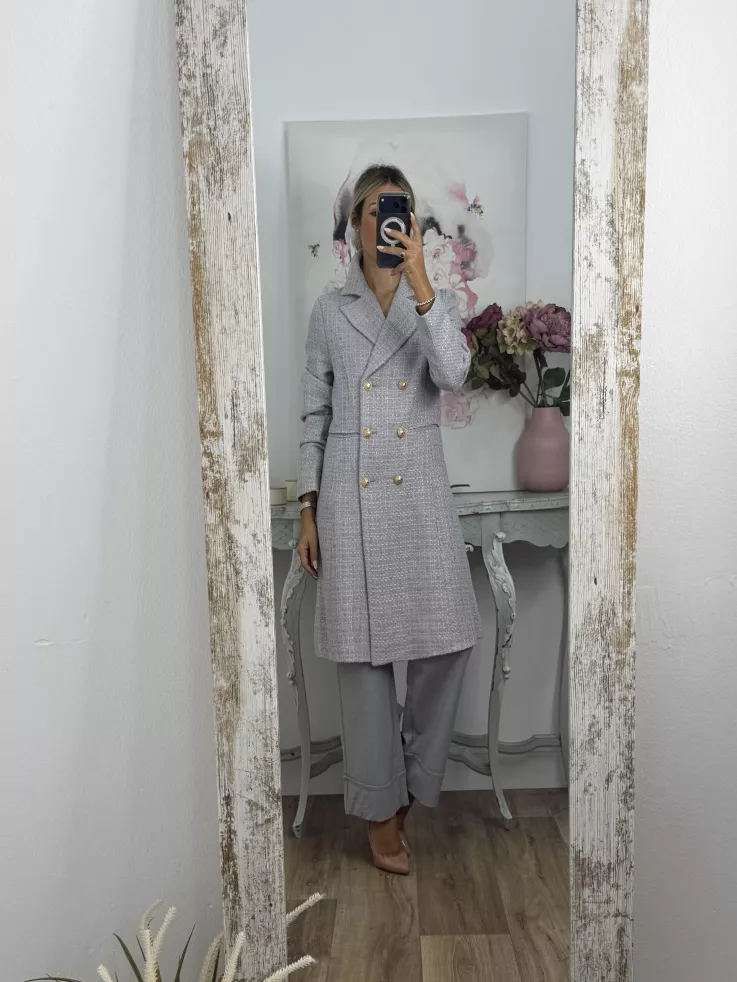 Abrigo Elegance gris
