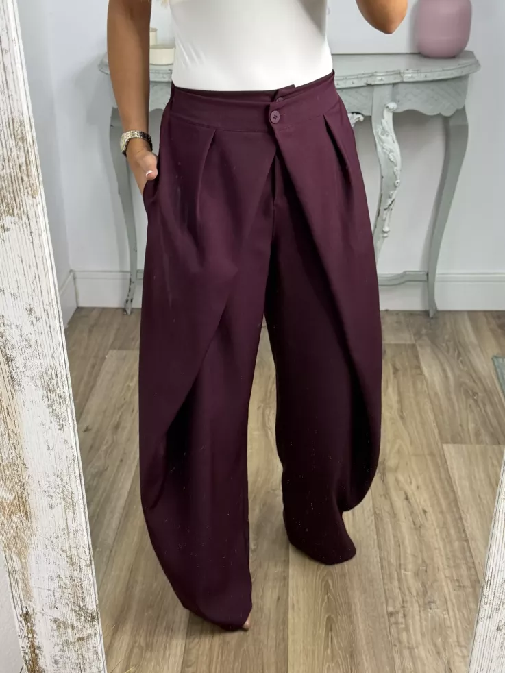Pantalón Royal burdeos