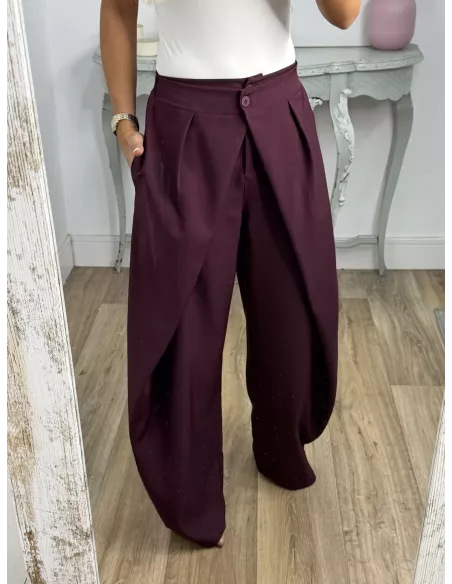 Pantalón Royal burdeos