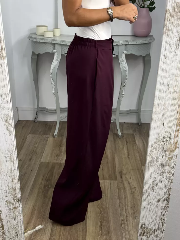 Pantalón Royal burdeos