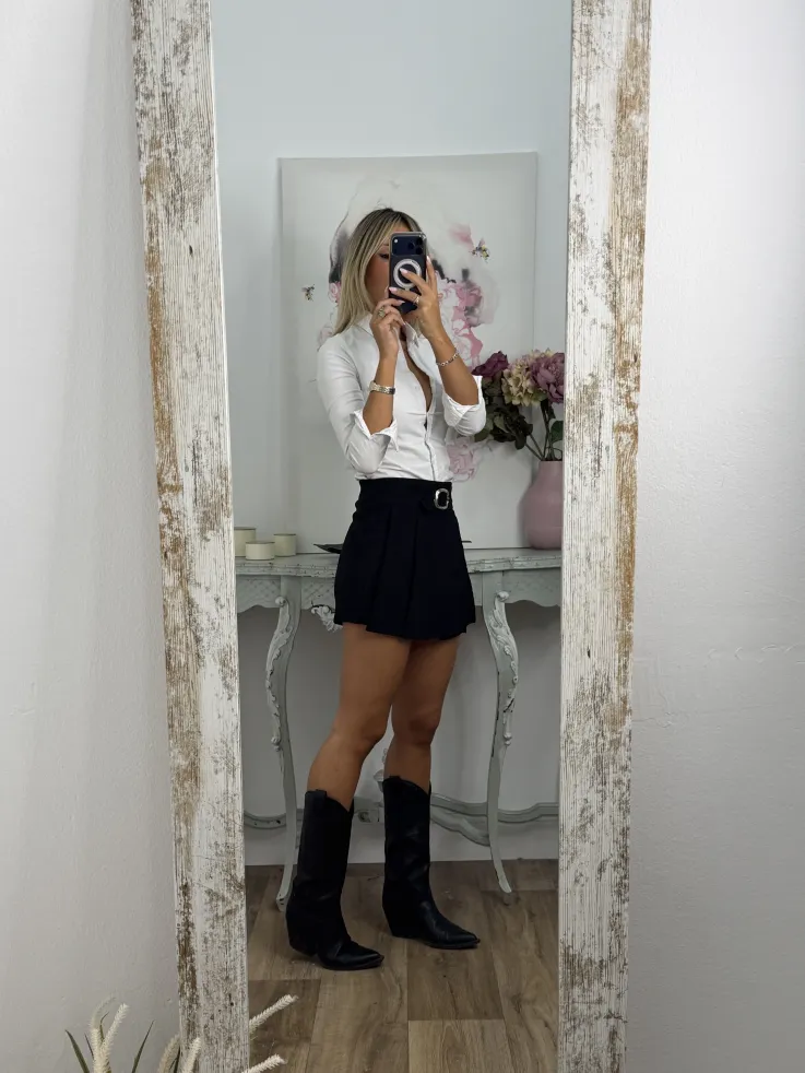 Falda pantalón Nuria negra