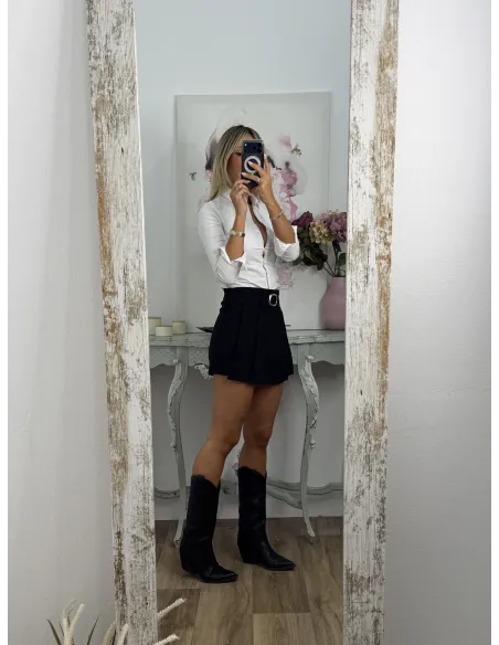 Falda pantalón Nuria negra