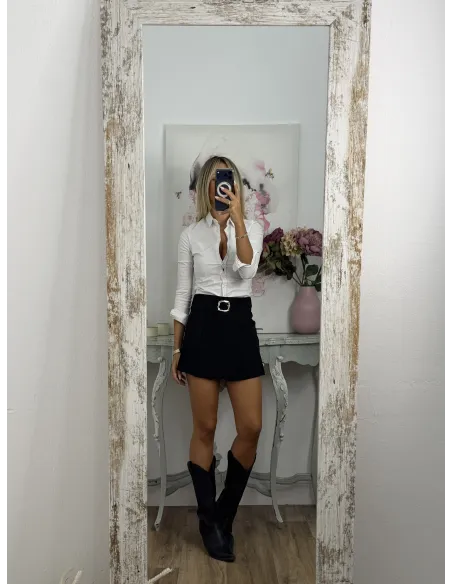 Falda pantalón Nuria negra