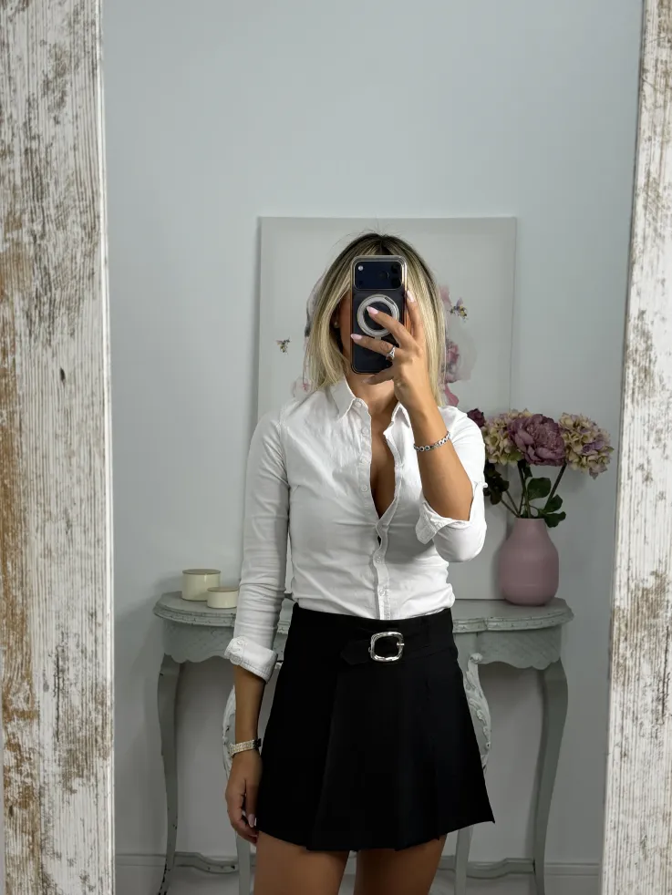 Falda pantalón Nuria negra